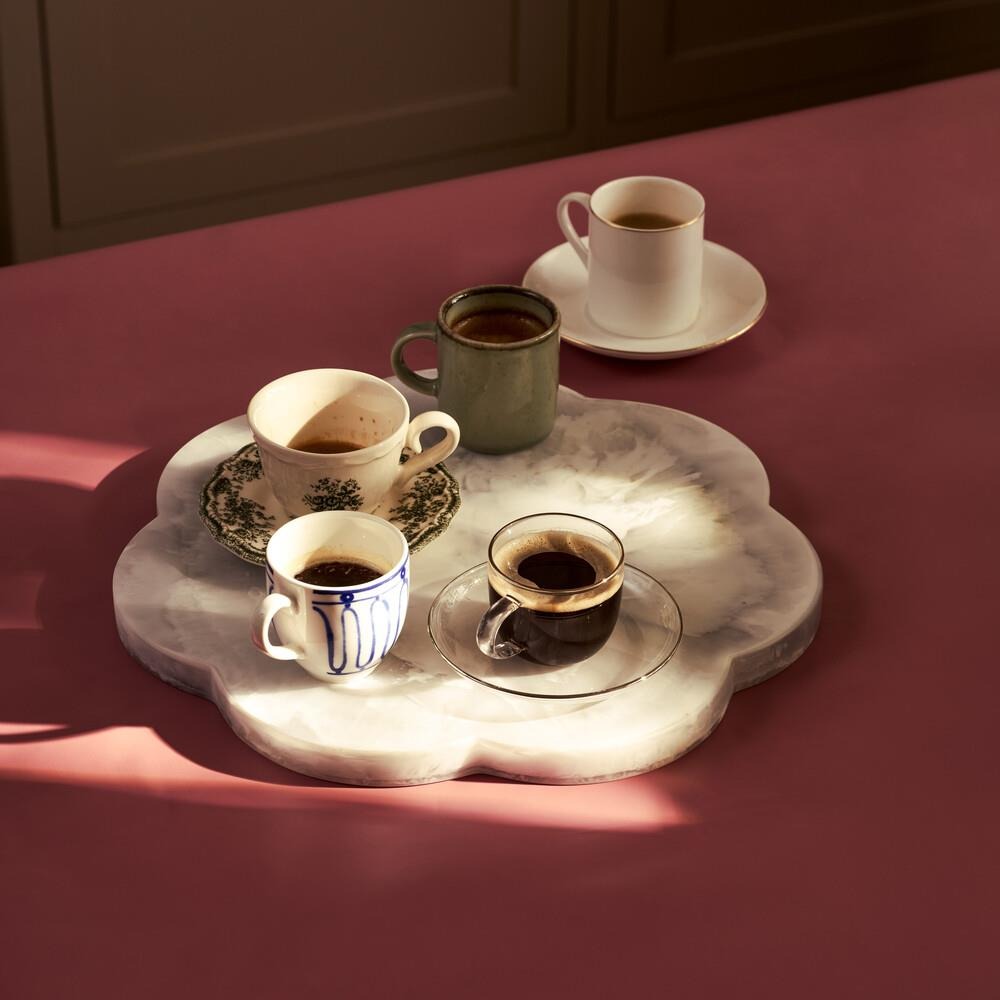 Addison Ross - Serveerplank - Scallop White