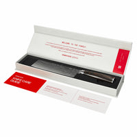 Shinrai Knives - Ensemble de 14 couteaux imprimés Damas - Ensemble Master Collection XXL