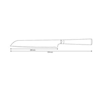 Shinrai Knives - Hammered Damast BR Broodmes 20 cm