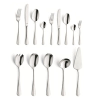 Amefa - Baguette - Coffret de couverts 60 pièces pour 6 personnes - Finition brillante - Couleur argent
