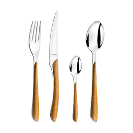 Amefa - Eclat 16-delige Bestekset - Bruin Amefa - Eclat 16-pc set in trend box nature brown Amefa