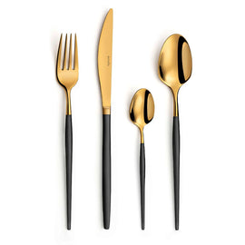 Amefa - Soprano 16-pcs Cutlery Set black/gold in Trend box Amefa - Soprano 16-pcs Cutlery Set black/gold in Trend box Bestekset Amefa