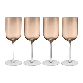 Blomus - FUUMI Rode Wijnglazen Coffee 400 ml (set van 4) Blomus - FUUMI Rode Wijnglazen Coffee 400 ml (set van 4) Drinkglazen Blomus