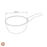 By C&P - Go Green Steelpan 18 cm met glazen deksel Steelpan By C&P