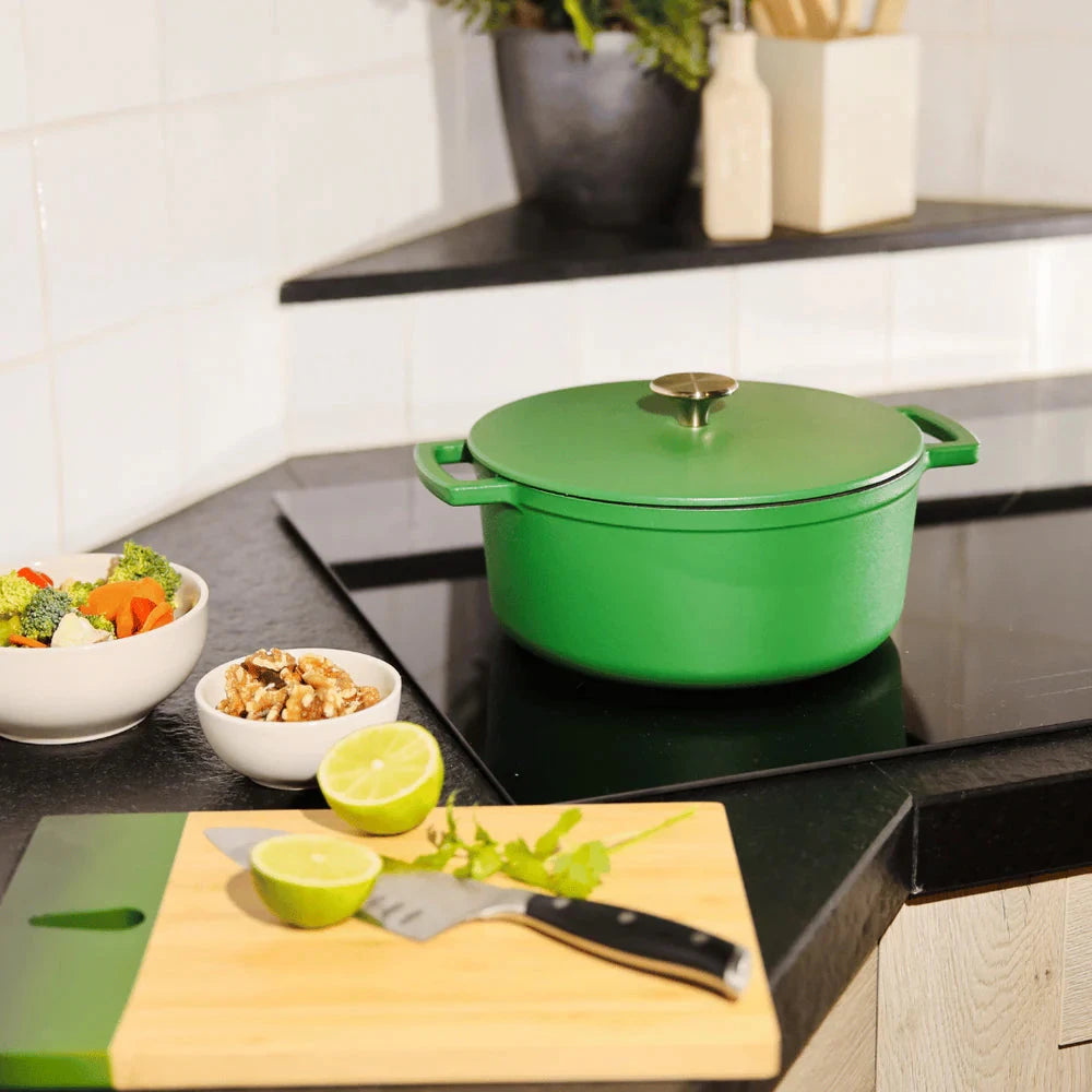 Cook & Pan - Go Green Gietijzeren Braadpan 24 cm - 4 liter Braadpan Cook & Pan