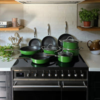 Cook & Pan - Casserole Honey Go Green 22 cm avec couvercle en verre Cook & Pan