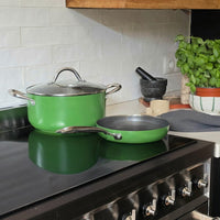 Cook & Pan - Casserole Honey Go Green 22 cm avec couvercle en verre Cook & Pan