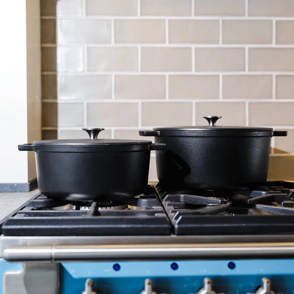 Cook & Pan - Signature Gietijzeren Braadpan 28 cm - 6.5 liter Braadpan Cook & Pan