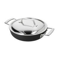 Demeyere - Alu Pro 5 Ceraforce Lage kookpan met deksel 24 cm Demeyere