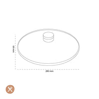 Demeyere - Glasdeksel 28 cm Pannendeksel Demeyere