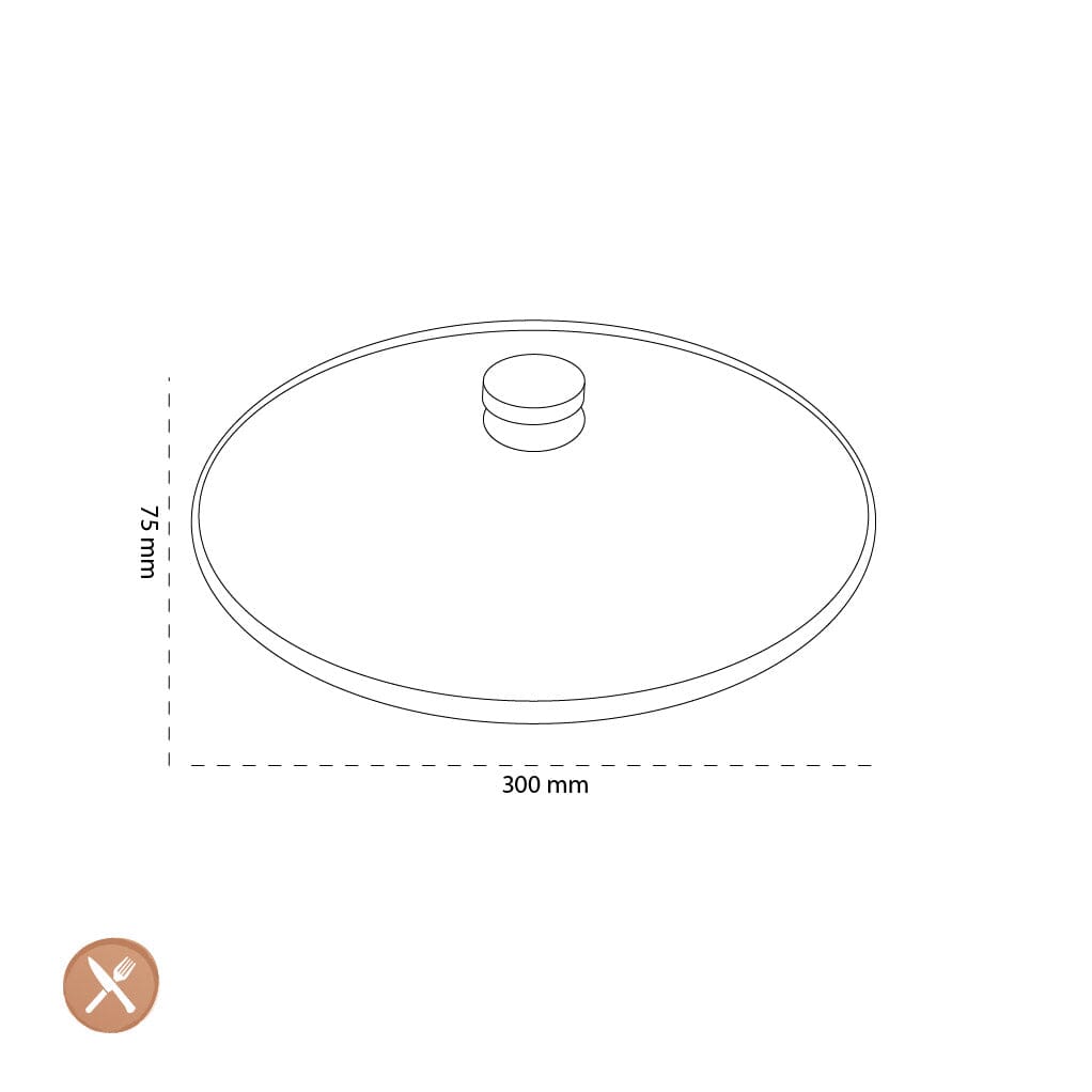 Demeyere - Glasdeksel 30 cm Pannendeksel Demeyere