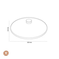 Demeyere - Glasdeksel 32 cm Pannendeksel Demeyere