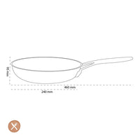 Demeyere - Industry 5 Koekenpan 24 cm Koekenpan Demeyere