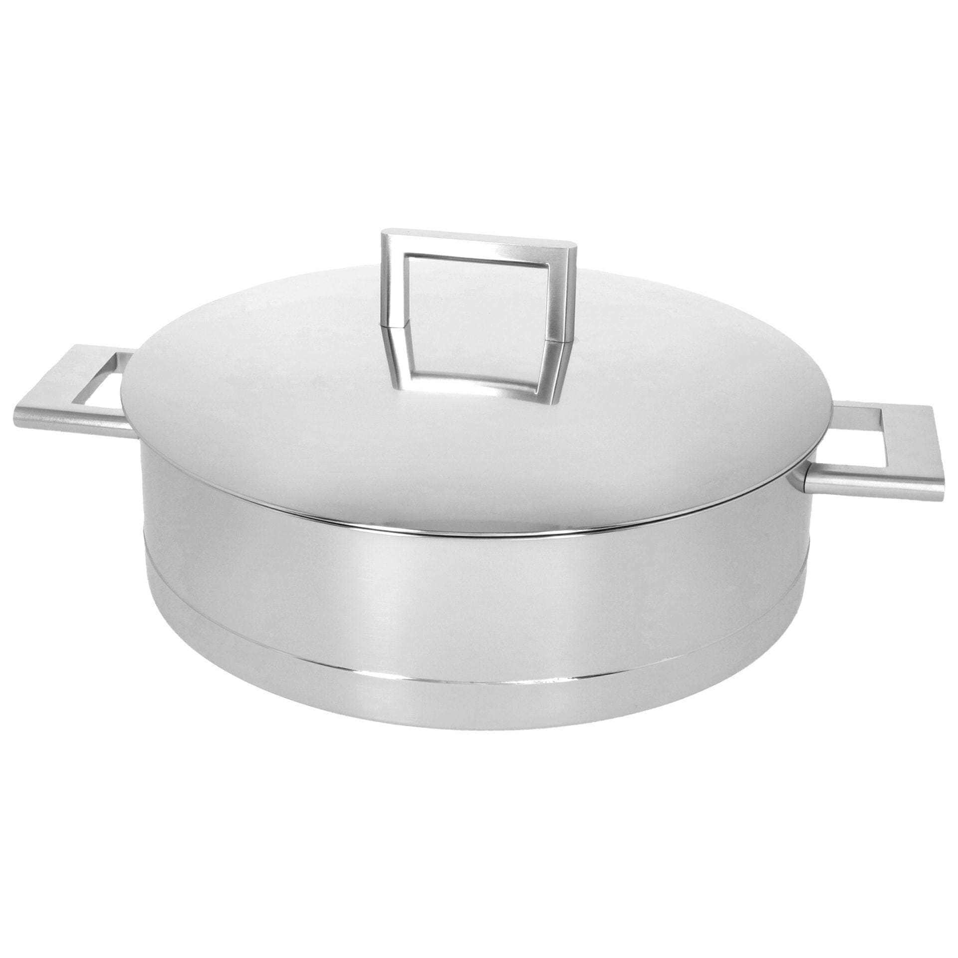 調理器具 DEMEYERE Bratpfanne John Pawson 28cm Demeyere - John Pawson 7 Lage Kookpan 28 cm met deksel – Kookgigant