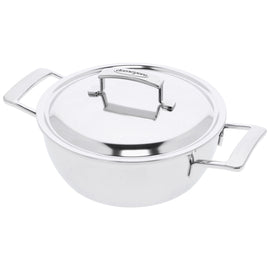 Demeyere - Silver 7 Conische sudderpan 28 cm met deksel Demeyere - Silver 7 Conische sudderpan 28 cm met dubbelwandig deksel Braadpan Demeyere