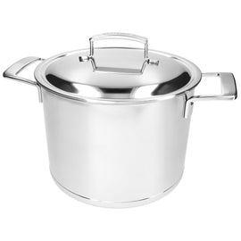 Demeyere - Silver 7 Soeppan 24 cm met deksel Demeyere - Silver 7 Soeppan 24 cm met dubbelwandig deksel Soeppan Demeyere