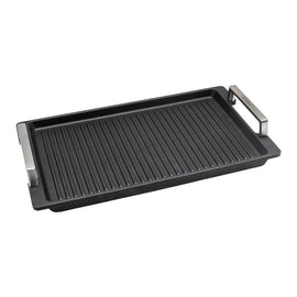 Eurolux Grilplaat met RVS grepen 41 x 24 x 2,5 cm Eurolux Grilplaat met RVS grepen 41 x 24 x 2,5 cm Eurolux