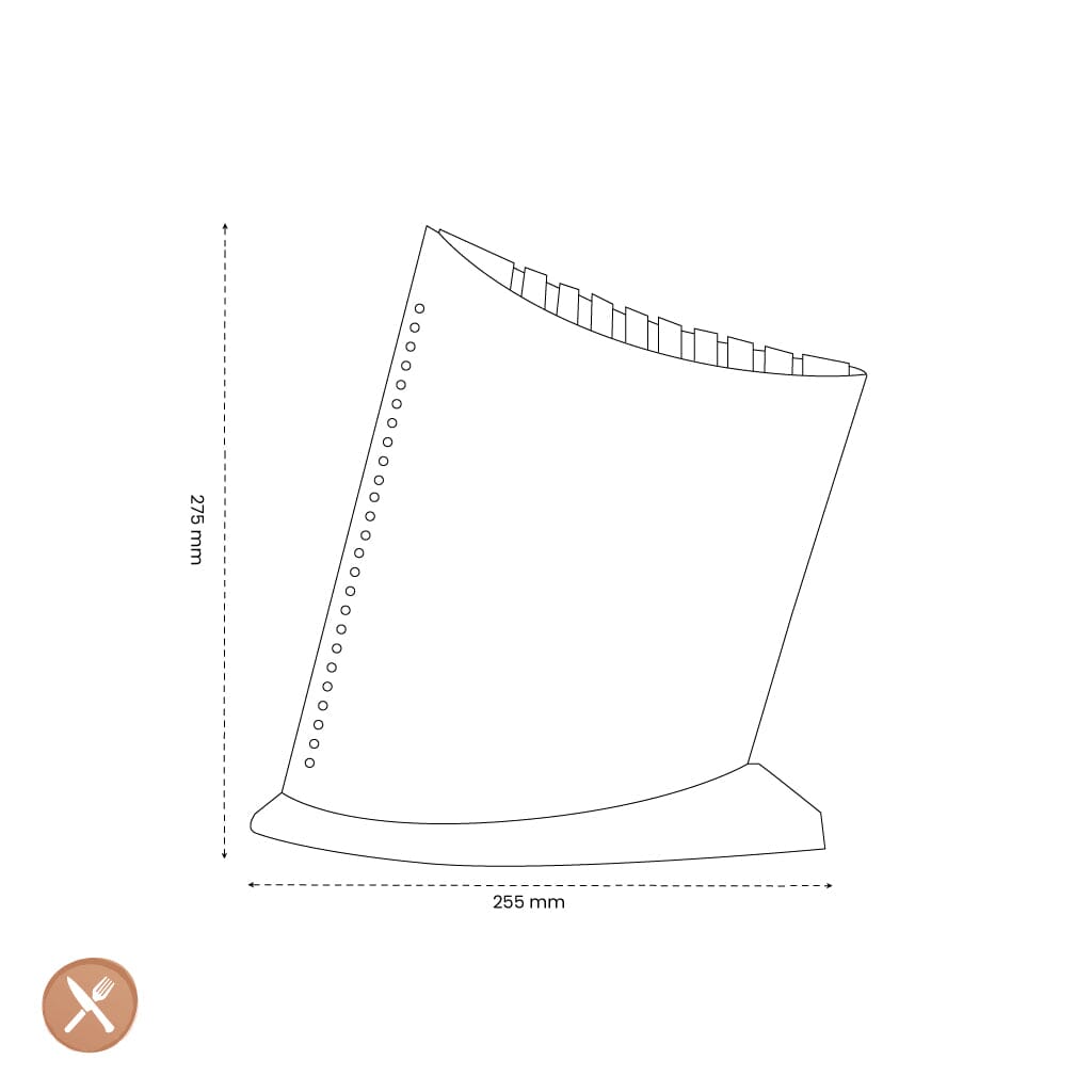 Global - GKB-52CR Messenblok "Boot" - Rood Messenblok Global