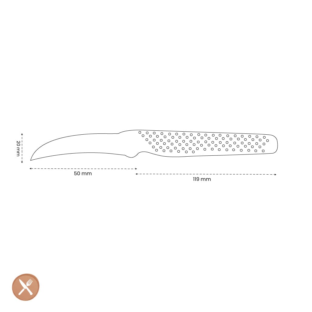 Global - Gsf34 Tourneermes zwaar heft 5 cm Tourneermes Global
