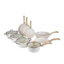 Cook & Pan - Batterie de cuisine Go Ivory 9 pièces Bezig met laden...