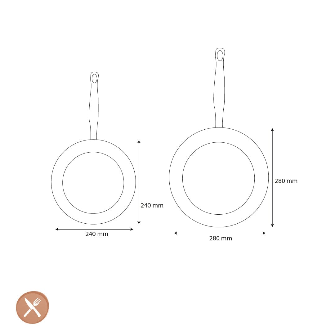 GreenPan - Barcelona Pro 2-delige Koekenpannenset 24/28 cm Pannenset GreenPan