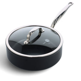 GreenPan - Barcelona Stoofpan met keramisiche antiaanbaklaag met deksel 24 cm GreenPan - Barcelona Stoofpan met keramisiche antiaanbaklaag met deksel 24 cm Braadpan GreenPan