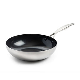 GreenPan - Geneva Wok met keramische antiaanbaklaag 28cm GreenPan - Geneva Wok met keramische antiaanbaklaag 28cm Wokpan GreenPan