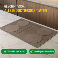 Cook & Pan - Taupe of Mind Inductiebeschermer set - 4 Pack