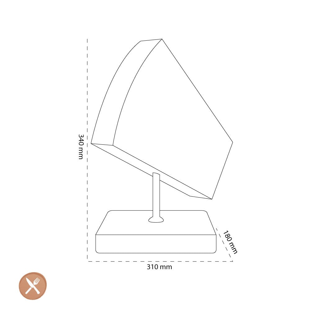 Kai Shun - Roterend Messenblok Graniet/Eiken Kai Shun