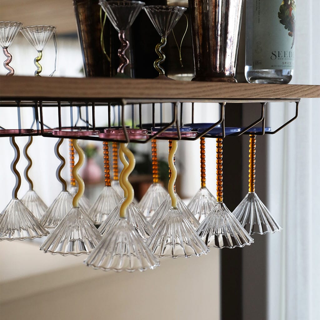 &Klevering - Coupe curve karamel set van 2 Cocktail glazen &Klevering