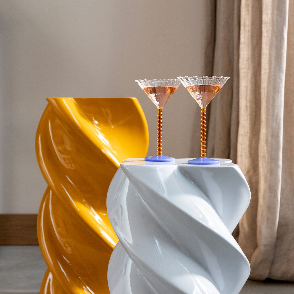 &Klevering - Coupe perle amber set van 2 Cocktail glazen &Klevering