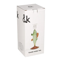&Klevering - Kandelaar vis groen Kandelaar &Klevering