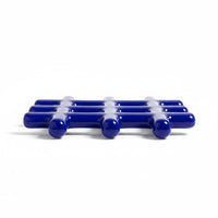 &Klevering - Onderzetter - Grid - Blauw Onderzetter &Klevering