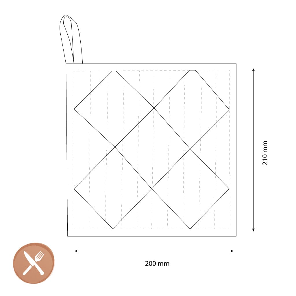 &Klevering - Pannenlap - Stitch Check Pannenlappen &Klevering