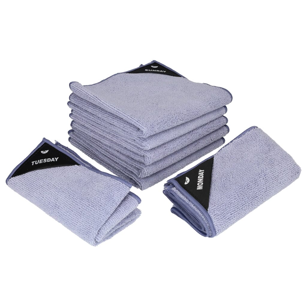 Klud - Microvezel Vaatdoekjes 7 stuks - Dusty Blauw Klud