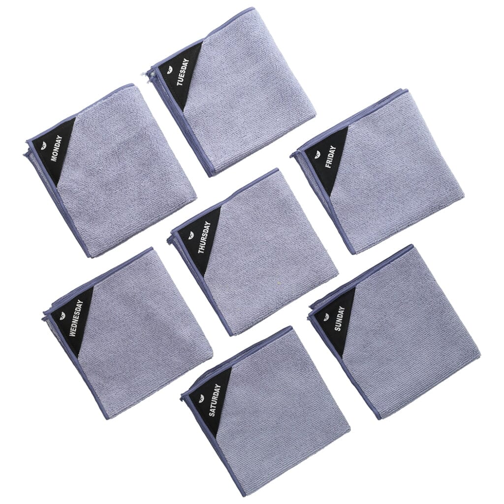 Klud - Microvezel Vaatdoekjes 7 stuks - Dusty Blauw Klud