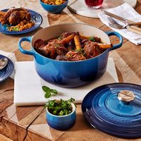 Le Creuset - Braad- / Stoofpan Signature rond Azure 18cm 1,8l Le Creuset