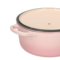 Le Creuset - Braad- / Stoofpan Signature rond Shell Pink 24cm 4,2l Le Creuset