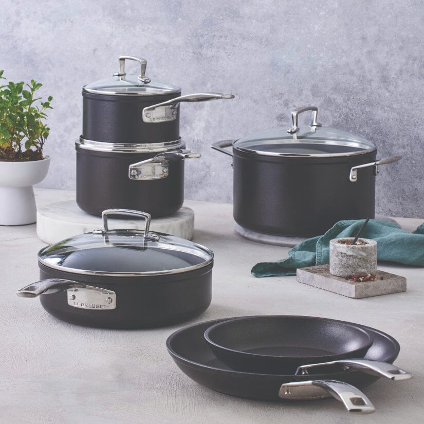 Le Creuset - Braadpan met anti-aanbaklaag en glazen deksel Braadpan Le Creuset