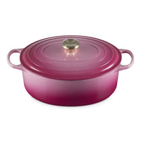 Le Creuset - Braadpan Ovaal in Geëmailleerd Gietijzer - Berry - 31 cm Braadpan Le Creuset