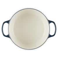 Le Creuset - Braadpan Rond in Geëmailleerd Gietijzer - Nuit - 28 cm Braadpan Le Creuset