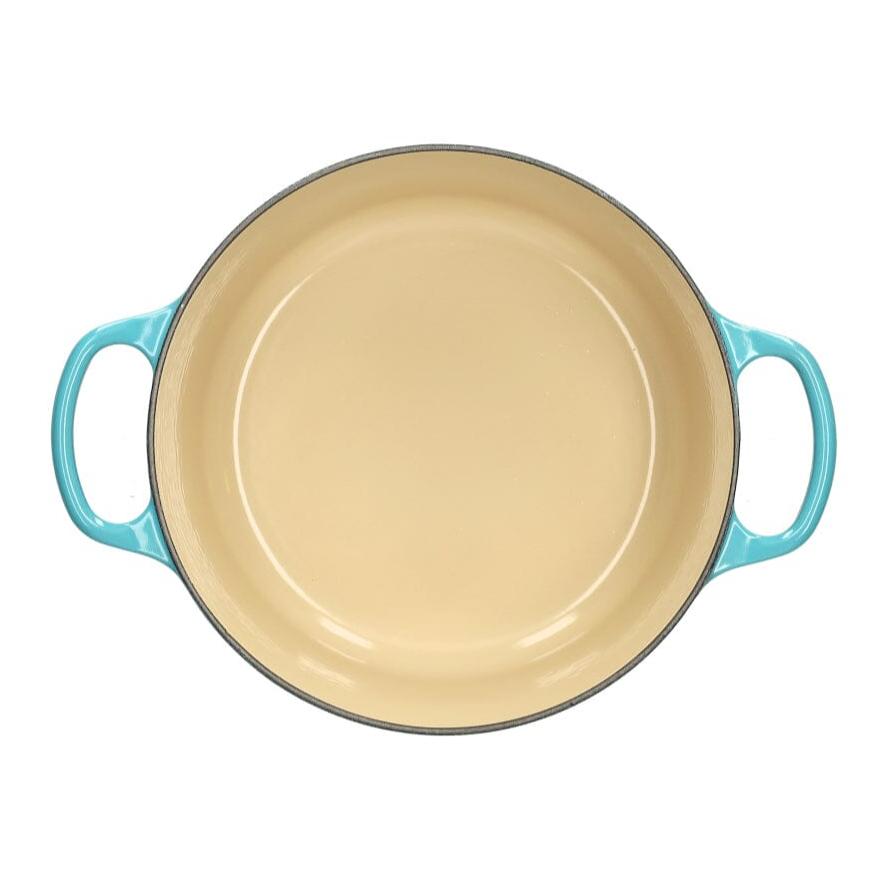 Le Creuset - Braadpan Signature rond Caribbean Blue 24cm 4,2l Le Creuset