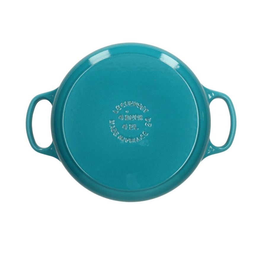 Le Creuset - Braadpan Signature rond Caribbean Blue 24cm 4,2l Le Creuset