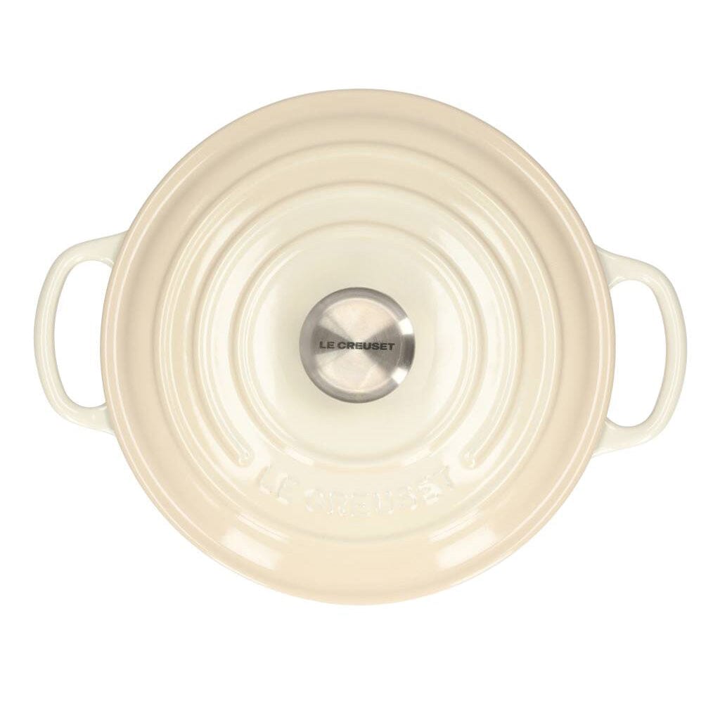 Le Creuset - Braadpan Signature rond Meringue 20cm 2,4l Le Creuset