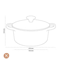 Le Creuset - Braadpan Signature rond Oranjerood 18cm 1,8l Le Creuset