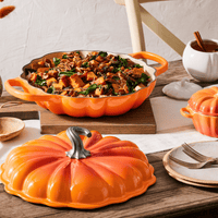 Le Creuset - Campagnard Pompoen Oranjerood 28 cm Le Creuset