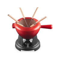 Le Creuset - Fondueset, ook voor kaas Kersenrood 20cm 2l Le Creuset