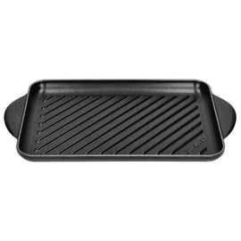 Le Creuset - Grillplaat Signature rechthoekig Mat Zwart 32cm Le Creuset - Grillplaat Signature rechthoekig Mat Zwart 32cm Grillplaat Le Creuset