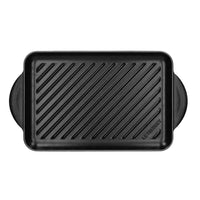 Le Creuset - Grillplaat Signature rechthoekig Mat Zwart 32cm Grillplaat Le Creuset