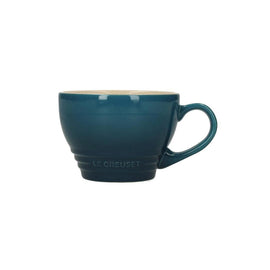 Le Creuset - Grote Cappuccino Mok Deep Teal 0,4l Le Creuset - Grote Cappuccino Mok Deep Teal 0,4l Mokken Le Creuset